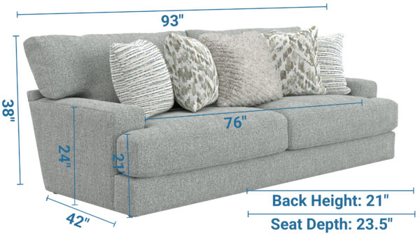 Brett Sofa and Loveseat - Image 13