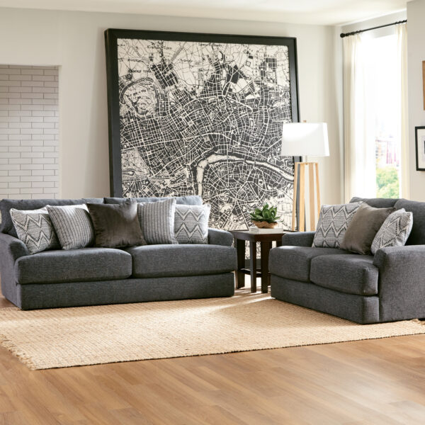 Howell Sofa and Loveseat