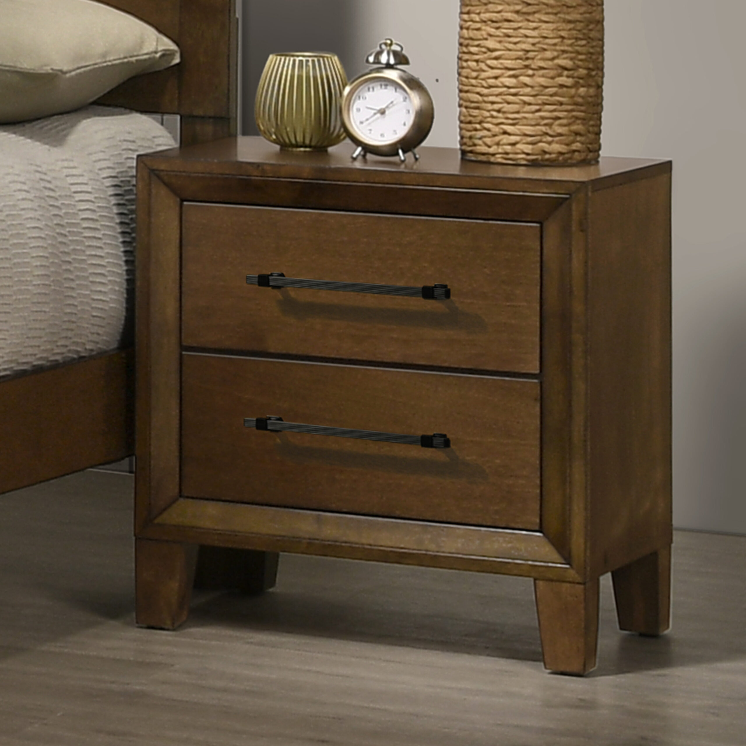 Ballard Two Drawer Night Stand