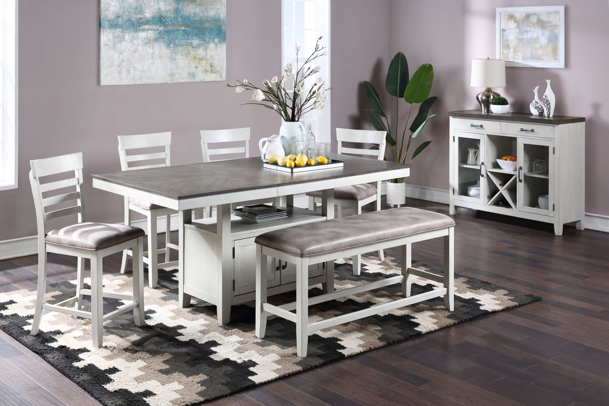 Richland 6pc Round Height Table Set