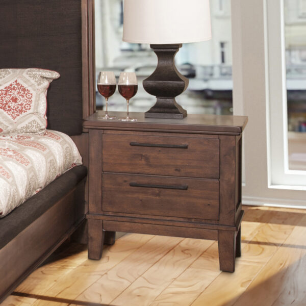 Cagney Two Drawer Nightstand